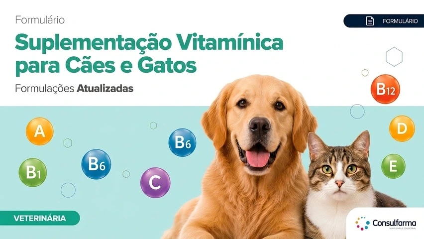 Suplementação Vitamínica para Cães e Gatos